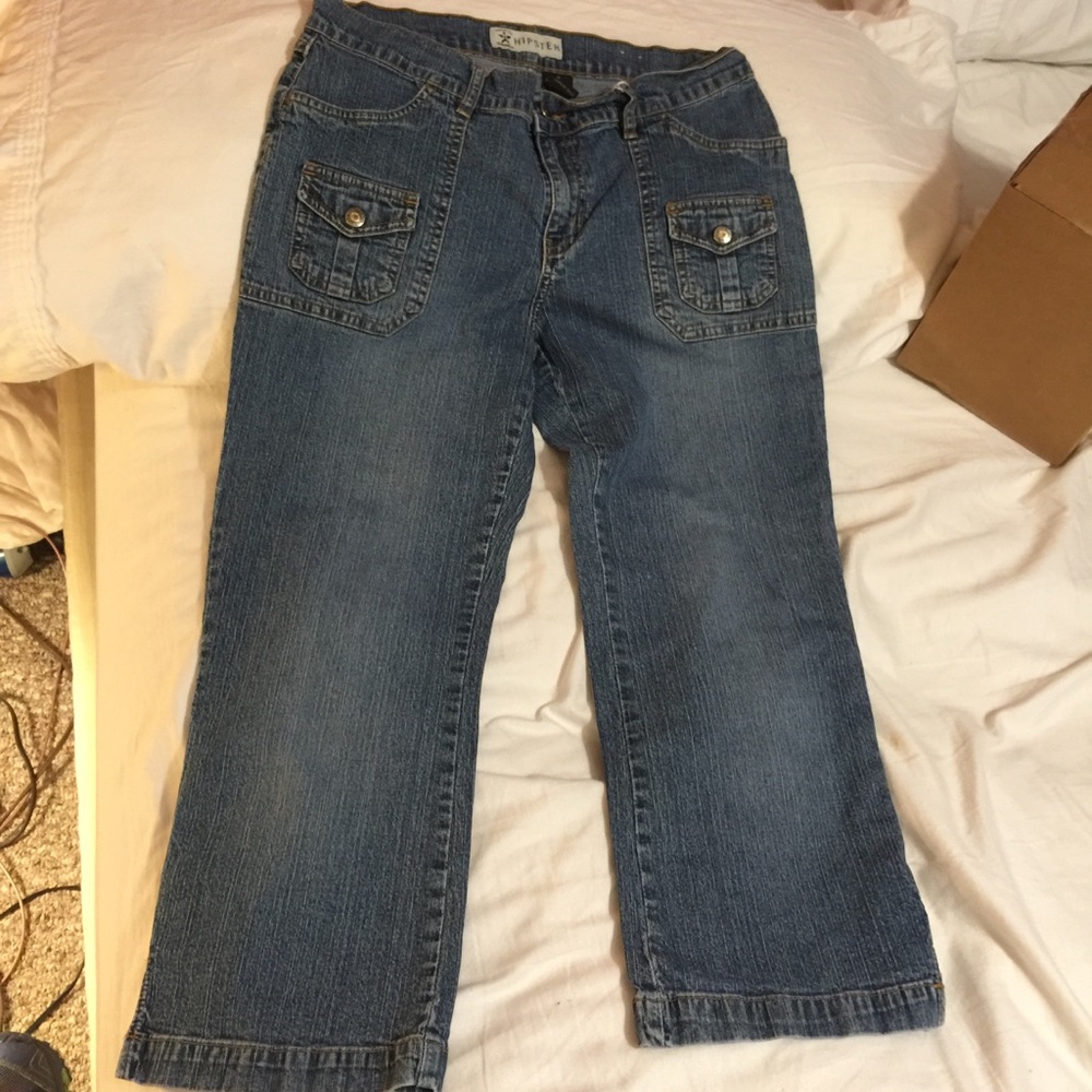 Denim capris